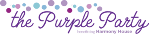 purple party logo