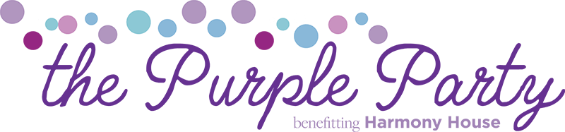 purple party logo
